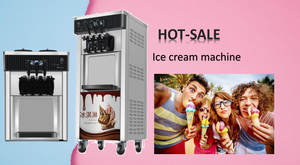 Brelu tre gusti modello diverso per forma deliziosa macchina per gelato fatta in casa 20-28L/H in vendita - Product Image 4