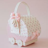 Boîte de rangement multifonctionnelle mignonne pour bébé, boîte décorative pour la naissance, coffret cadeau pour nouveau-né, berceau pour bébé garçon ou fille