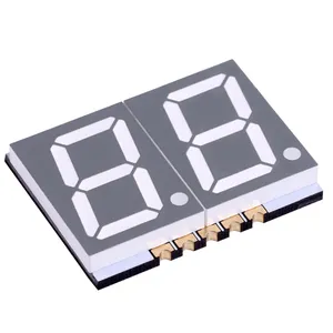 Double digits SMD 7 segment led white color 0.56'' inch 2 digit SMT 7 segment display