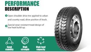 Pneus de camion de fabrication chinoise, taille 315/80R22.5, pour véhicules lourds, adaptés aux routes urbaines et rurales - Product Image 5