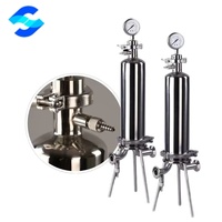 Nueva Carcasa de Filtro de Cartucho de Acero Inoxidable SS304 SS316L de Alta Pureza de 10 Pulgadas para Aplicaciones Farmacéuticas, Alimentarias y Electrónicas 6