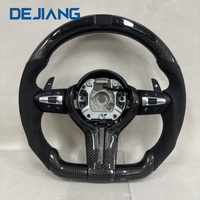 Volant en cuir en fibre de carbone forgé LED M Sport pour Série 4 F30 F10 M5 F90 F20 X5 E70 X6 X6M E71 M3 E92 M4 F33