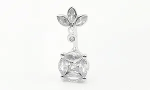 Nouvelle Collection : Bijou de Piercing Papillon en Argent Sterling 925 Incrusté de Zircons pour Femme – Anneau de Nombril Tendance - Product Image 6
