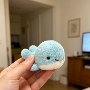 Jelly Catts <span class=keywords><strong>Baleine</strong></span> en peluche moelleuse bleu ciel, avec <span class=keywords><strong>ventre</strong></span> crème et sourire, pour <span class=keywords><strong>la</strong></span> décoration <span class=keywords><strong>de</strong></span> <span class=keywords><strong>la</strong></span> chambre <span class=keywords><strong>de</strong></span> bébé - Product Image 5