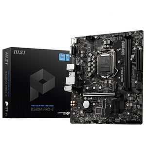 Tarjeta Madre Usada <span class=keywords><strong>MSI</strong></span> B560M PRO-E Compatible con Procesadores Intel Core Pentium Gold y Celeron de 10.ª/11.ª Generación para LGA 1200 - Product Image 1