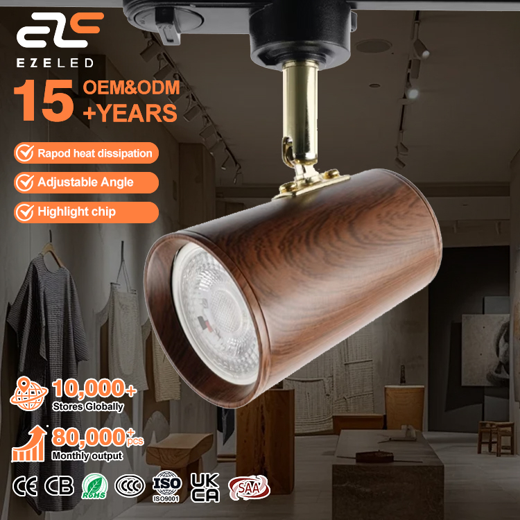 Contemporary Interior Hotel Store Office Home Adjustable Angle LED Ceiling Track Lamps Led Recessed Track Lights/Spot Lights