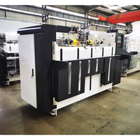 Machine à coudre les boîtes en carton semi-automatique LUM, agrafeuse à haute vitesse pour carton ondulé avec table d'alimentation pour l'emballage CE