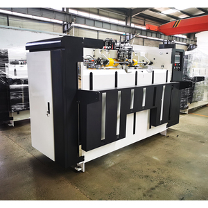 Machine à coudre les boîtes en carton semi-automatique <span class=keywords><strong>LUM</strong></span>, agrafeuse à haute vitesse pour carton ondulé avec table d'alimentation pour l'emballage CE - Product Image 5