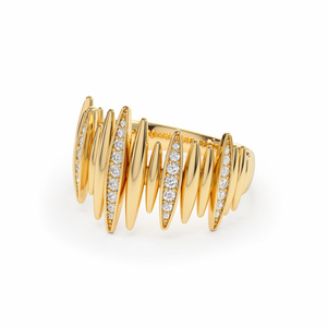 Tùy Chỉnh Độc Đáo Vòng Đá Quý Rắn Vòng Vàng Cho Phụ Nữ Phụ Nữ Engagement 925 Sterling Silver Ring - Product Image 4