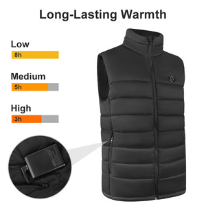 <span class=keywords><strong>Chaleco</strong></span> Térmico Eléctrico Unisex Ultrafino con Indicador LED, Botón Táctil, Batería de Litio, para Motociclismo y Camping - Product Image 2