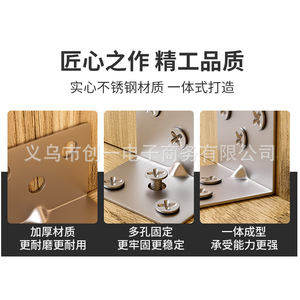 ZHCY Stainless Steel 90 Degree Angle Bracket L Shape Furniture Connector Support Shelf Joint Fixing Bracket - Product Image 5