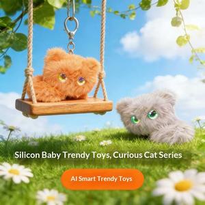 Giocattolo Educativo AI in Peluche Gatto Arancione con Pendente ChatGPT Assistente Vocale Intelligente Interattivo con Musica e Racconti per Bambini - Abilitato Wi-Fi - Product Image 6