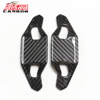 AISKA A-Style - Extensión de Palanca de Cambios de Fibra de Carbono Seca para Audi A3 S3 RS3 S4 A5 RS5 B9 Q7 R8 TT 2017-2019