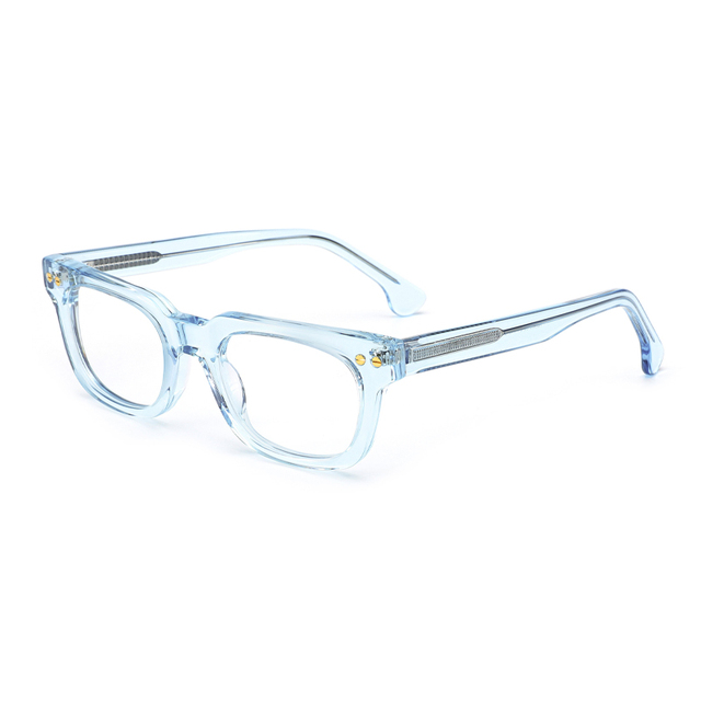 Wholesale Men's Fashionable Acetate Eyeglasses Frame Minimum Order 1 Piece Male Optical Glasses with Spy Camera for Ladies
