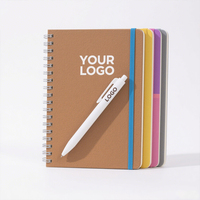 Carnets de notes scolaires Kawaii en gros, carnets personnalisés en kraft avec stylo