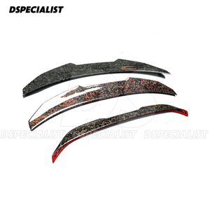 Personalizzare con fiocco in oro forgiato in fibra di carbonio G8X M2 M3 M4 Spoiler posteriore per BMW 2 3 serie 4 G87 G42 G80 G82 G22 G20 G28 - Product Image 4