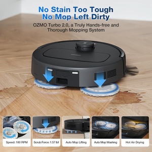 สำหรับ ECOVACS สำหรับ DEEBOT N30 Pro Omni หุ่นยนต์ดูดฝุ่นถูพื้น รุ่น Launch แรงดูด 10000Pa ระบบ TruEdge Adaptive Edge Mopping ZeroTangle 2.0 - Product Image 6