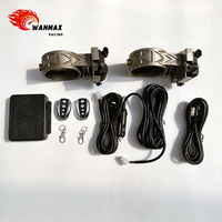 Kit universel de soupape de dérivation électrique 12V en acier inoxydable pour silencieux avec télécommande sans fil