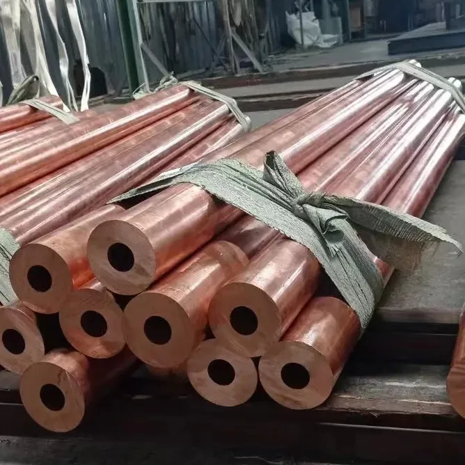 工業用エアコン16mm研磨銅パイプコイルC12200グレード正方形溶接パンチング銅管