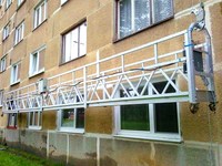 Plataformas De Trabalho De Construção De Elevação Alta Máquina De Limpeza De Janela Elevador De Andaimes De Gôndola Elevador De Andaimes Plataforma Modelo 3D