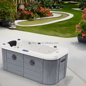 Ein personen massage Badewanne Innen 1 Person Whirlpool Whirlpool mit LED-Leuchten