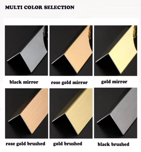 Garnitures de carreaux en acier inoxydable Garniture de bord antirouille pour la décoration murale de carreaux de céramique <span class=keywords><strong>et</strong></span> de porcelaine Installation facile - Product Image 4
