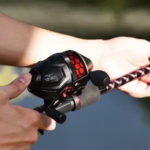 Silly Melon All Metal Fishing Boat Hidden Fish Shooter And Round Lua Slingshot Closed Dart Fish Wheel Reel