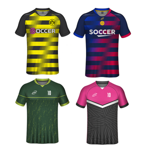 <span class=keywords><strong>Yido</strong></span> Maillot de football de haute qualité Design sublimé Maillots de football pour jeunes jaunes rayés personnalisés avec numéros - Product Image 5