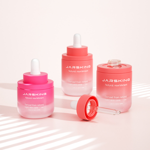 ขวดแก้วกลมขนาด20มล. 30มล. สำหรับใส่น้ำมันสำหรับทำผมบนใบหน้าขวดหยดเซรุ่มบรรจุภัณฑ์พร้อมหลอดหยดโลโก้แบบกำหนดเอง - Product Image 2