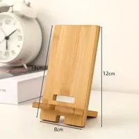 Support de téléphone en bois de hêtre JIASTER, personnalisable avec logo gratuit
