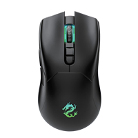 Souris de jeu ergonomique filaire légère, interface USB 6 pouces, RGB large gamme 6400 dpi, molette de défilement quatre directions, suivi laser