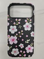 Coque de téléphone à motifs colorés avec impression dorée pour iPhone 18, iPhone 17, 16, 15, 14 Pro Max – Accessoires pour téléphones