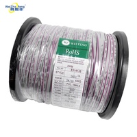Cable Plano Personalizado de 28AWG 300V con Aislamiento de PVC, Conductor de Cobre Trenzado al 99.9%, Clasificación UL2651 -40C +105C