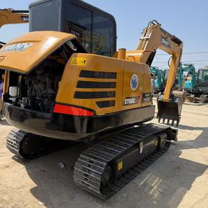 Miniexcavadora SANY Usada de 6 Toneladas SY60C Pro, Máquina Excavadora Compacta de Orugas/Microexcavadora Sany SY 60C SY60 en Venta, Disponible en Stock - Product Image 4