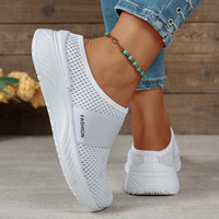 Nouvelles Chaussures Décontractées Mi-ouvertes Respirantes à Semelle Épaisse pour Femmes KJ 2026 – Confort et Style pour l'Extérieur (Vente en Gros Temu)