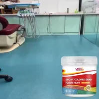 Revêtement de sol autolissant en époxy coloré antidérapant et imperméable de haute qualité pour surfaces en ciment et terrazzo extérieures