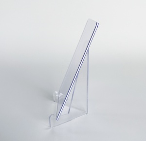 Borde de color blanco 3 "x 4"(76x102mm) Tarjetero de plástico PVC estándar 35pt - Product Image 3