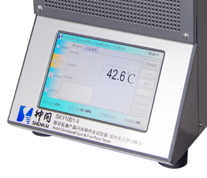 ASTM D92 Automatizado Cleveland Open Cup <span class=keywords><strong>Tester</strong></span> <span class=keywords><strong>Flash</strong></span> <span class=keywords><strong>Point</strong></span> Refrigeração a Ar Forçado 0.1 Resolução Shenkai Marca Made <span class=keywords><strong>China</strong></span> 1 Ano - Product Image 5