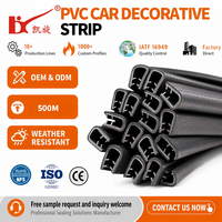 Burlete de PVC para Puerta de Coche, Sello Flexible en Forma de U con Núcleo Metálico, Antiruido, Impermeable, Universal y Duradero para Vehículos