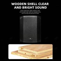 Système audio professionnel EV-12DSP, enceinte active 2 voies de 12 pouces en bois, caisson en contreplaqué, haute puissance, qualité supérieure pour les événements