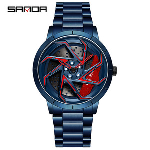 Reloj Deportivo SANDA 6008 para Hombre, Reloj de Pulsera Casual, LED Digital de Cuarzo con Doble Pantalla, Resistente al Agua - Product Image 6