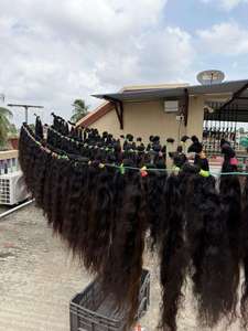 Extensiones de Cabello Humano Natural Virgen, Ondulado, Largo, sin Procesar, para Extensiones, Fabricación de Pelucas, Estilismo y Uso en Salones de Belleza - Product Image 2