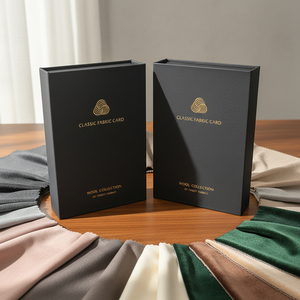 Catálogos de Telas con Impresión Personalizada y Páginas de Cartón, Libro de Muestras Textiles con Logotipo Personalizable para Marketing - Product Image 1