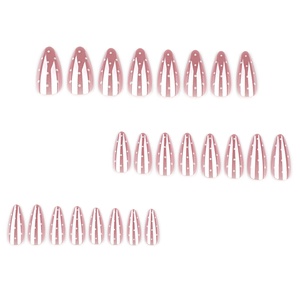 <span class=keywords><strong>Uñas</strong></span> postizas sencillas color nude <span class=keywords><strong>para</strong></span> comercio exterior, puntas de <span class=keywords><strong>uñas</strong></span> cortas con diseño de almendra y lunares, placas de manicura, <span class=keywords><strong>uñas</strong></span> postizas. - Product Image 2