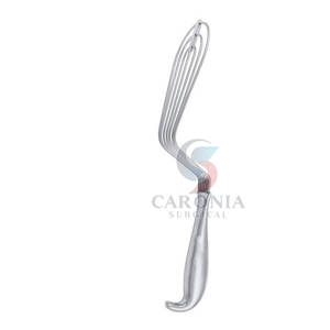Retractor alemán de pulmón Allison de acero inoxidable con solapas Cirugía Mango hueco Retractor dental médico - Product Image 3