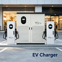 Bornes de recharge pour voitures électriques à fonctionnement autonome pour stations-service avec service de support