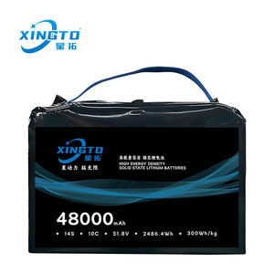 แบตเตอรี่ลิเธียมไอออนแบบ3S 14S 6S 48000 mAh Lipo Drone receables bateria de lipio Solid State CELL UAV - Product Image 4