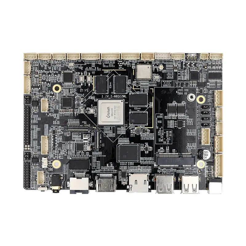 सस्ते ODM एम्बेडेड Mainboard सीपीयू Fanless 16GB EMMC Rockchip RK3288 लिनक्स एंड्रॉयड औद्योगिक मदरबोर्ड