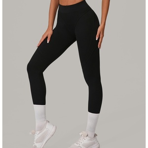 <span class=keywords><strong>Leggings</strong></span> Yoga in Pile a Vita Alta con Cucitura Rialzata, Effetto Push-Up e Controllo Pancia, Pantaloni Yoga in Pile per Donna, Asciugatura Rapida per Corsa e Fitness - Product Image 4