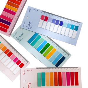 Bloc de Notas Adhesivas Morandi, Clásico, Bonito, de Colores, para Oficina, Escuela, Etiquetas de Índice, Bloc de Notas, Suministros de Papelería para Planificador y Cuaderno - Product Image 2